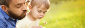 behavior guidance - blowing a sunflower